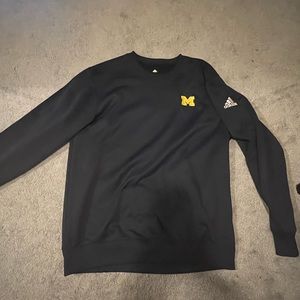 University of Michigan Adidas crew neck